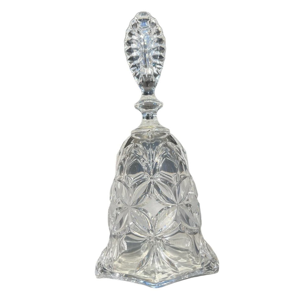 Vintage Made by Hofbauer of Germany Echt Bleikristall Lead Crystal 7.5 Inch Bell